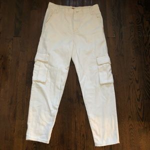 White Levi's Cargo Pants